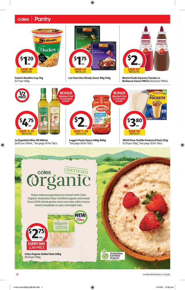 Coles Catalogue from 05/05/2021