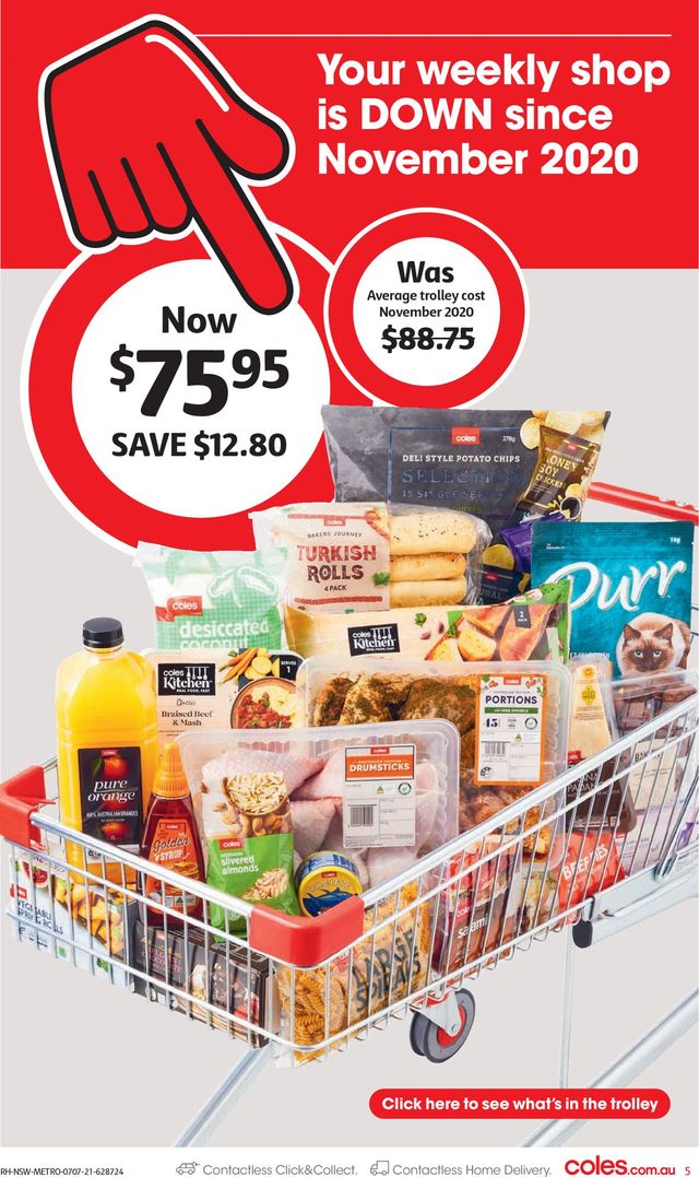 Coles Catalogue from 07/07/2021