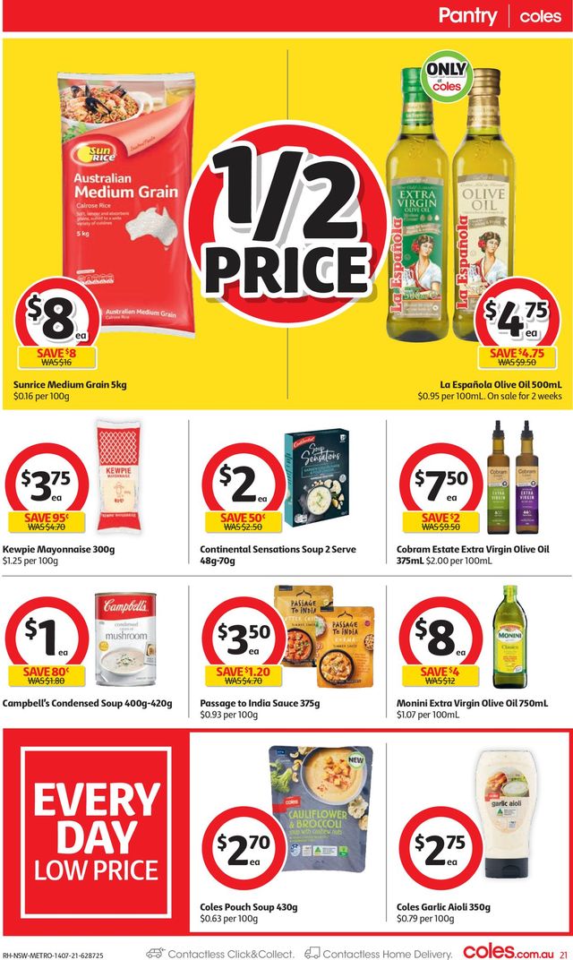 Coles Catalogue from 14/07/2021