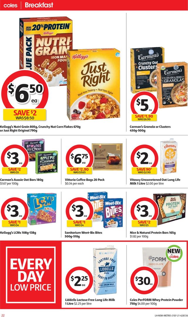 Coles Catalogue from 21/07/2021