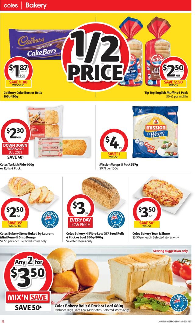 Coles Catalogue from 28/07/2021