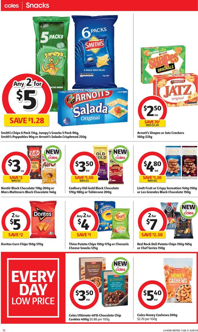Coles Catalogue from 11/08/2021