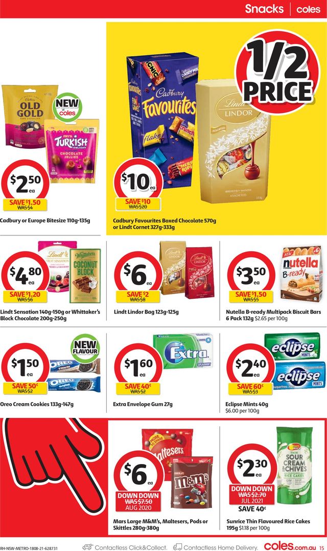 Coles Catalogue from 18/08/2021
