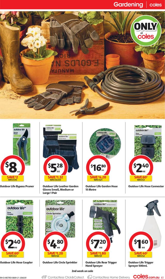 Coles Catalogue from 08/09/2021