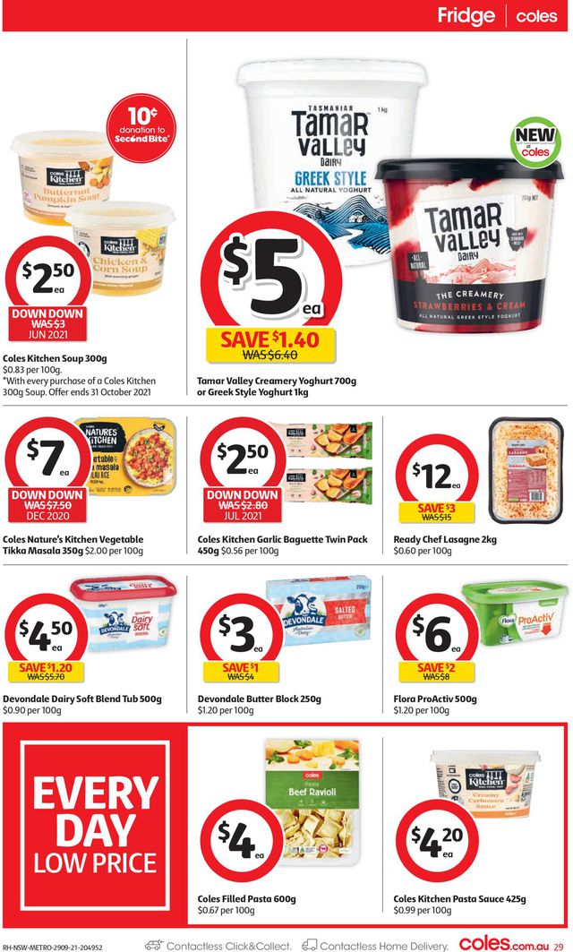 Coles Catalogue from 29/09/2021