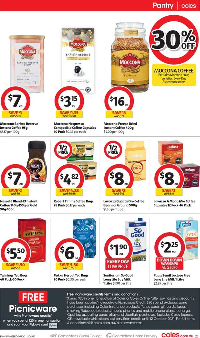 Coles Catalogue from 06/10/2021