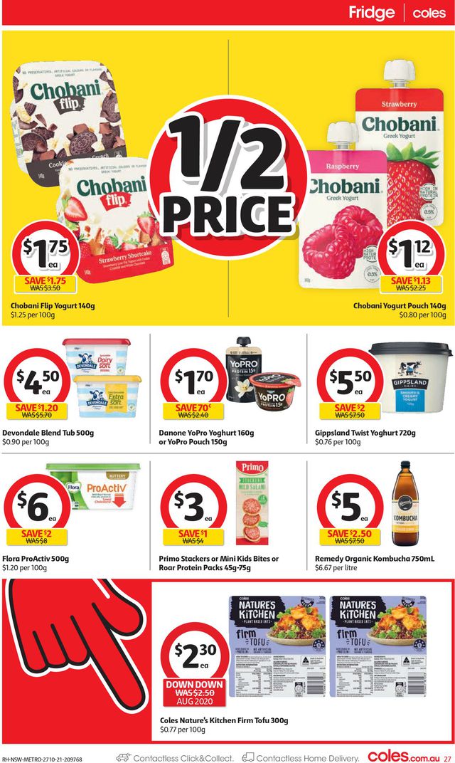 Coles Catalogue from 27/10/2021