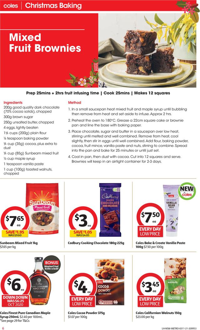Coles Catalogue from 03/11/2021
