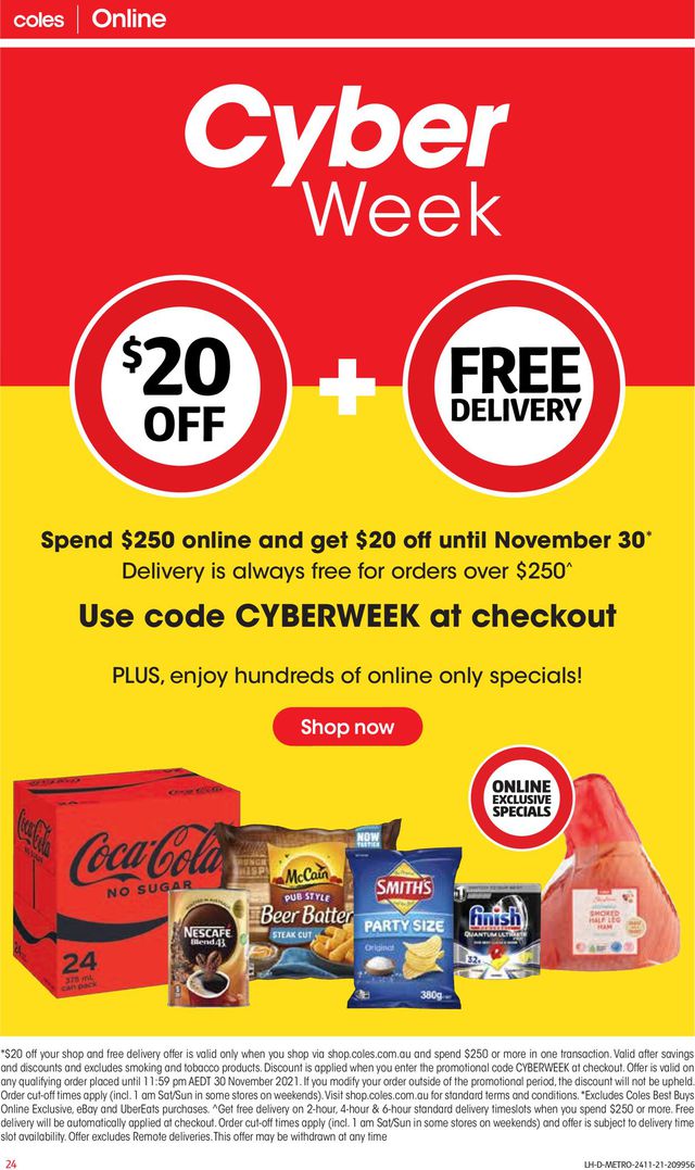 Coles Catalogue from 24/11/2021