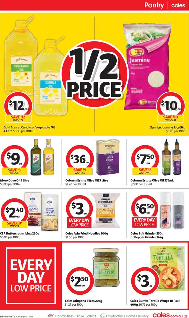 Coles Catalogue from 29/12/2021