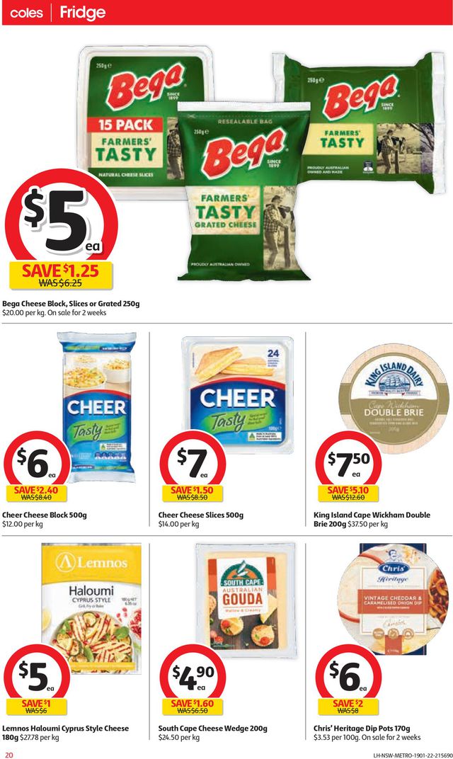 Coles Catalogue from 19/01/2022