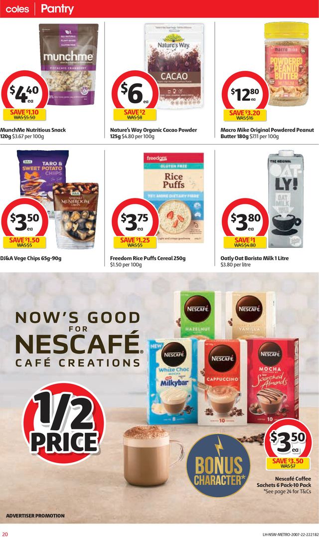 Coles Catalogue from 20/07/2022