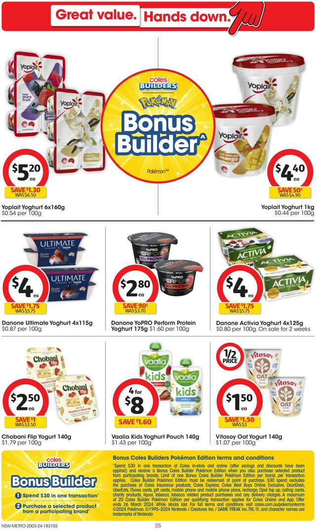 Coles Catalogue from 20/03/2024