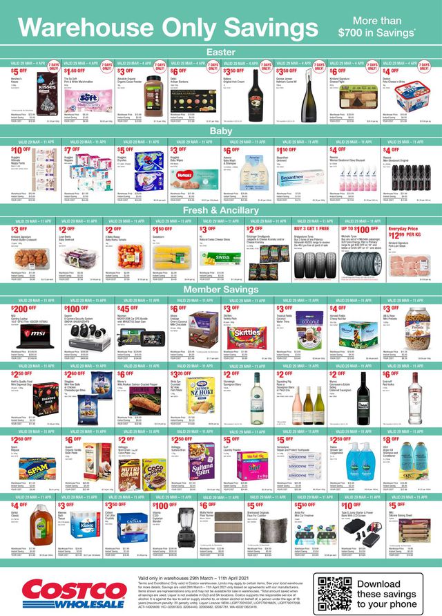 Costco Catalogue from 29/03/2021