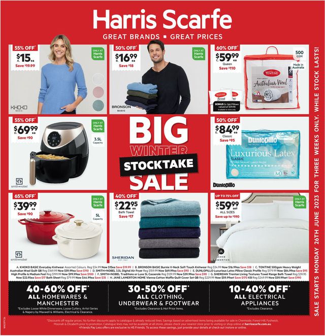 Harris Scarfe Catalogue from 27/06/2023