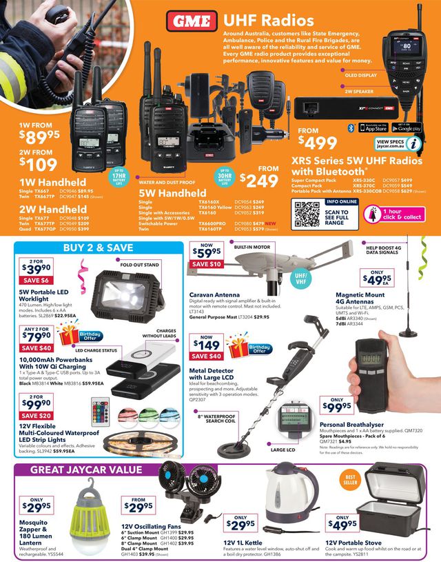 Jaycar Electronics Catalogue from 29/09/2021