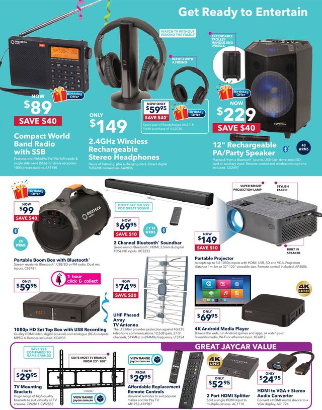 Jaycar Electronics Catalogue from 29/09/2021