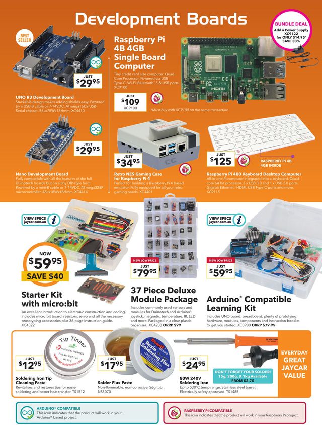 Jaycar Electronics Catalogue from 24/10/2021