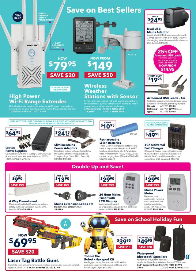 Jaycar Electronics Catalogue from 28/09/2022