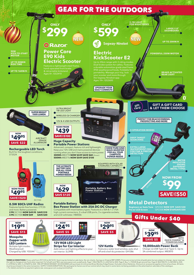 Jaycar Electronics Catalogue from 30/11/2023