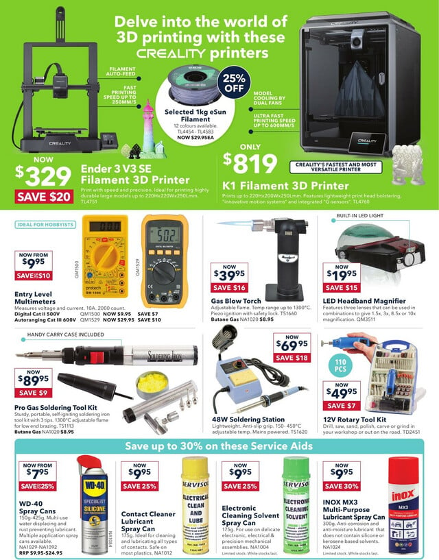 Jaycar Electronics Catalogue from 11/01/2024