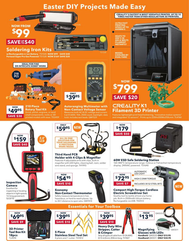 Jaycar Electronics Catalogue from 14/03/2024