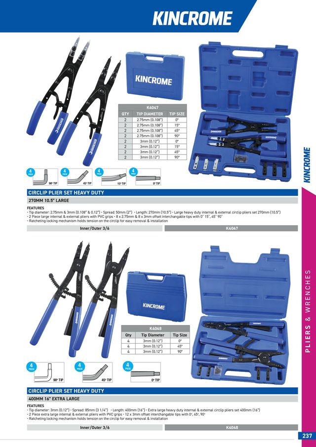 Kincrome Catalogue from 01/12/2021