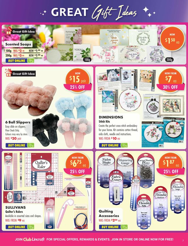 Lincraft Catalogue from 04/05/2023
