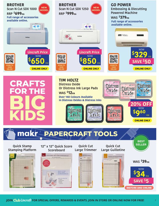 Lincraft Catalogue from 19/09/2022