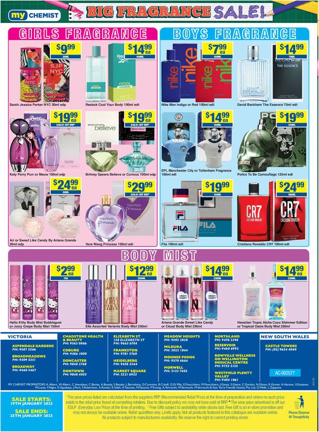My Chemist Catalogue from 19/01/2023