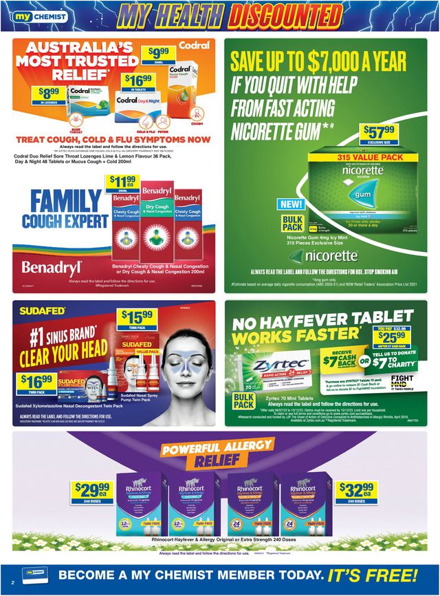 My Chemist Catalogue from 13/07/2023
