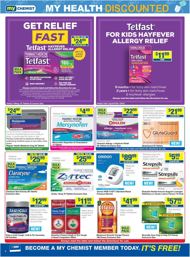 My Chemist Catalogue from 03/08/2023