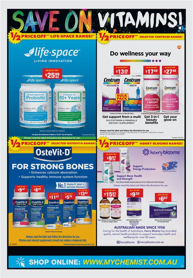 My Chemist Catalogue from 09/05/2022
