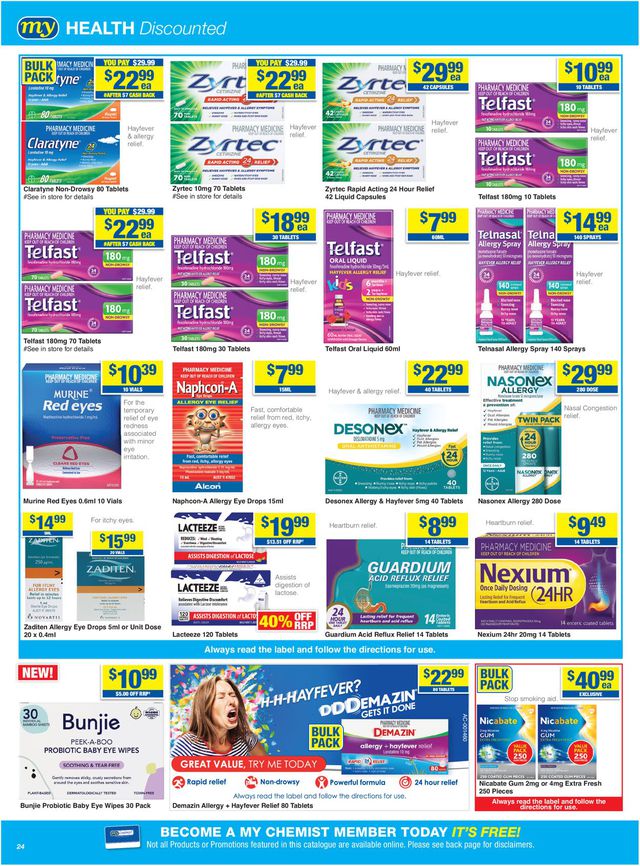 My Chemist Catalogue from 18/08/2022