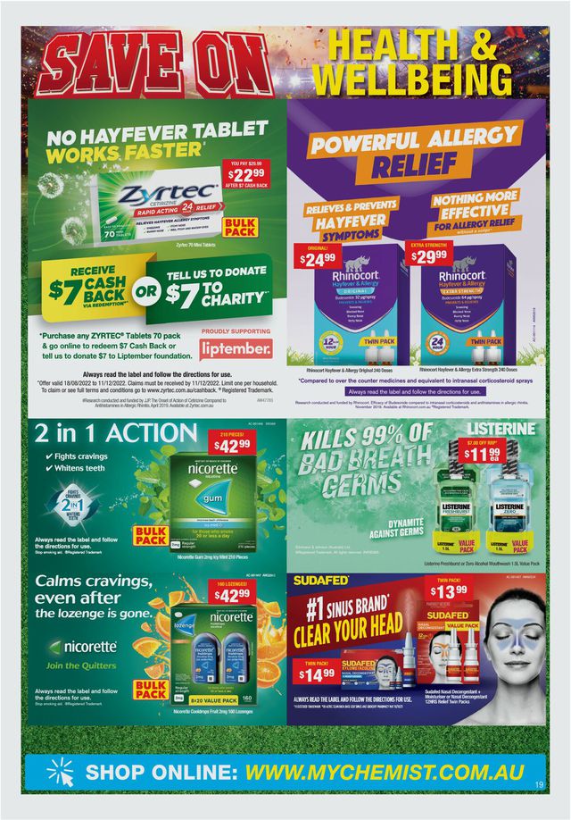 My Chemist Catalogue from 05/09/2022