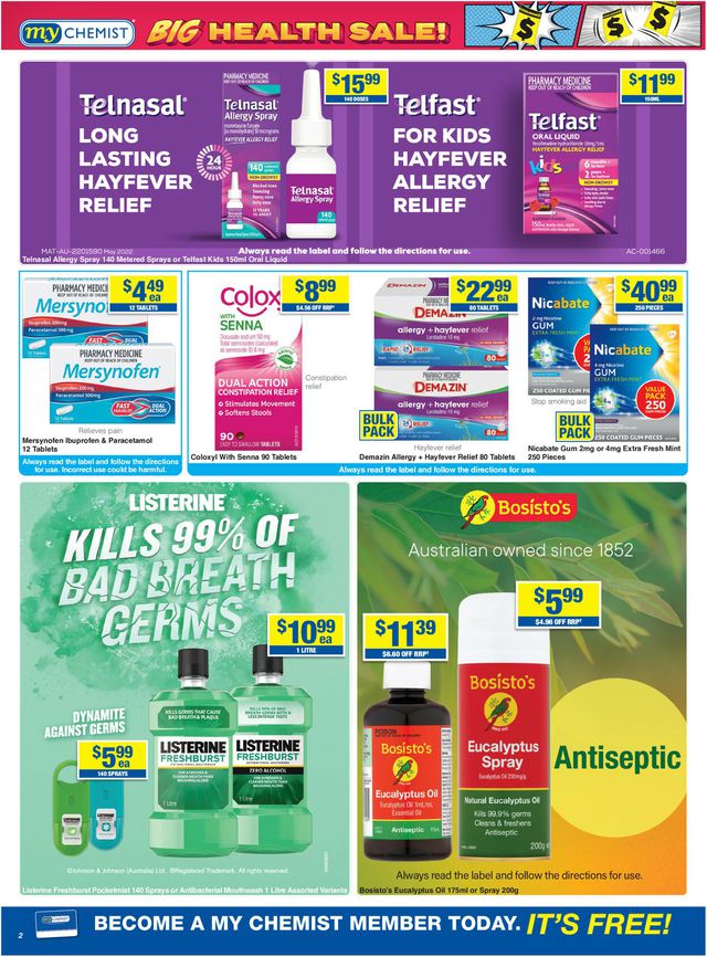 My Chemist Catalogue from 20/10/2022