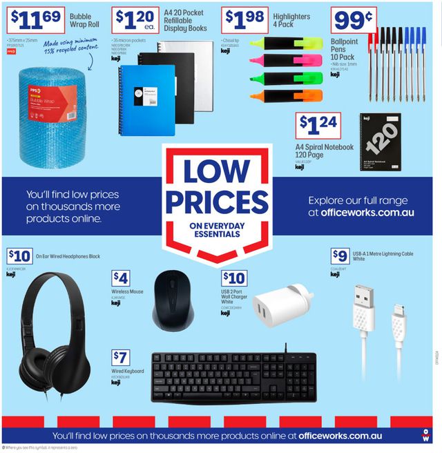 Officeworks Catalogue from 02/03/2023