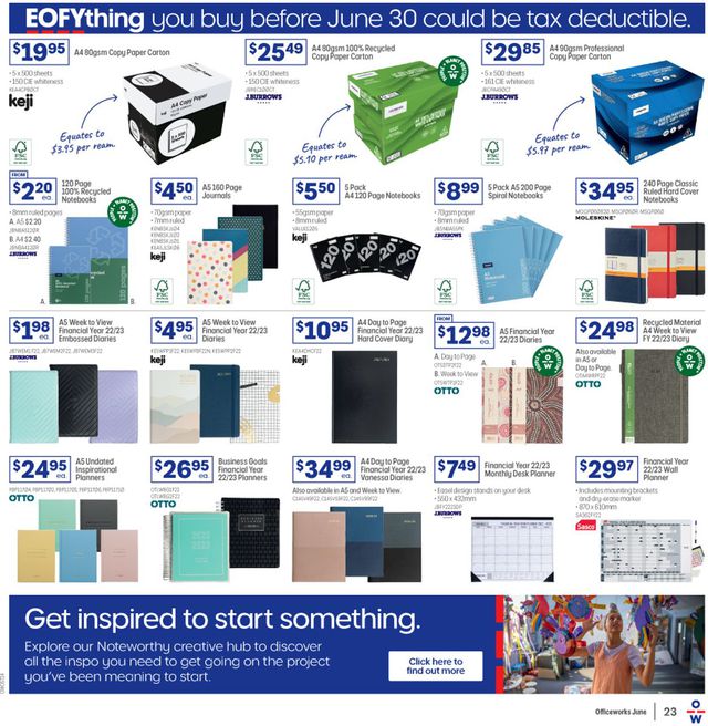 Officeworks Catalogue from 16/06/2022