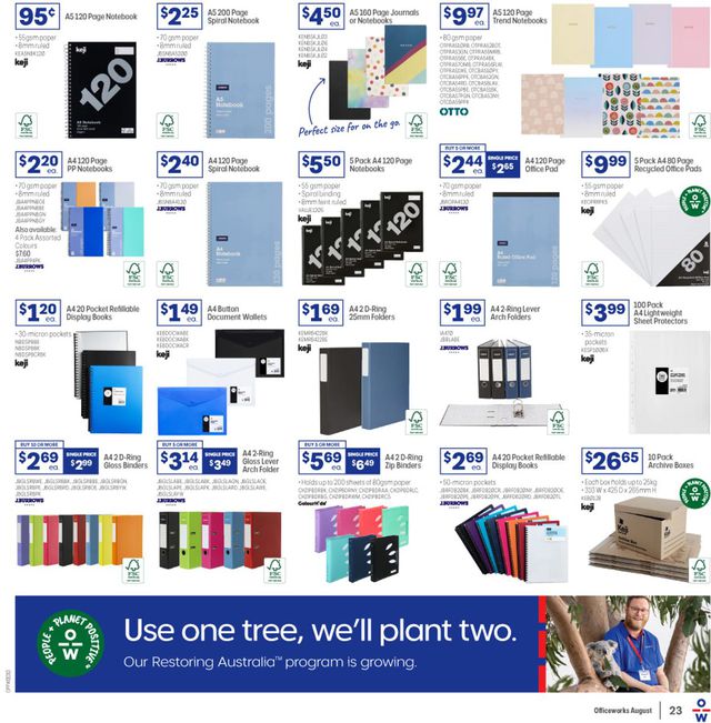 Officeworks Catalogue from 04/08/2022