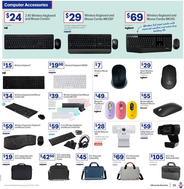 Officeworks Catalogue from 03/11/2022