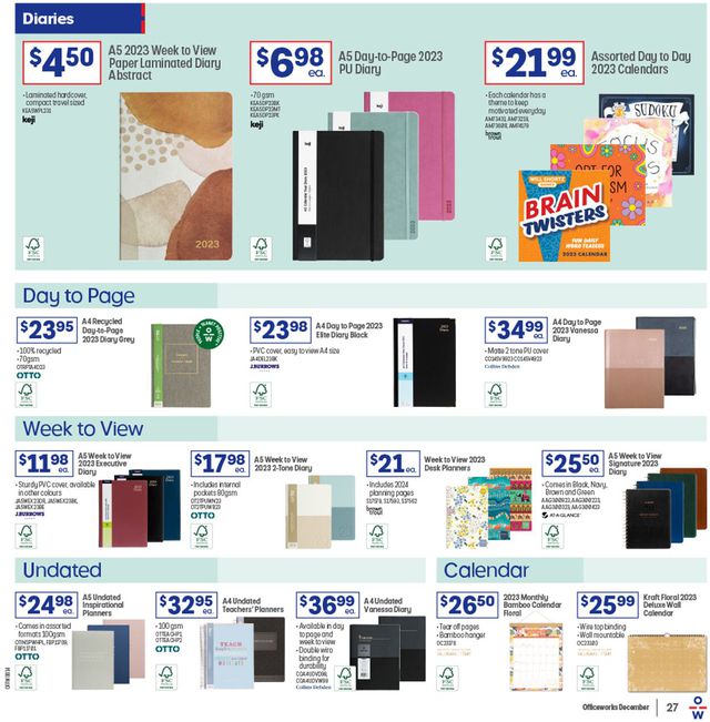 Officeworks Catalogue from 08/12/2022
