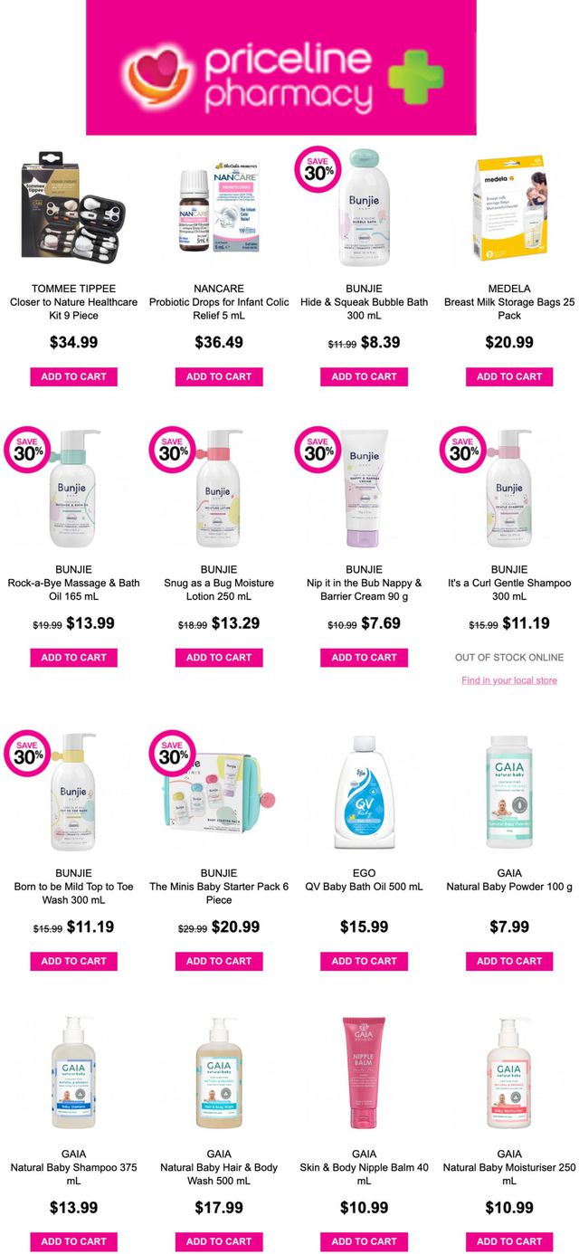 Priceline Pharmacy Catalogue from 22/06/2022