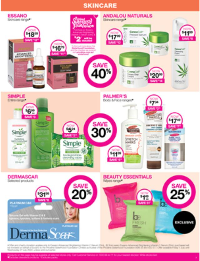 Priceline Pharmacy Catalogue from 01/07/2022