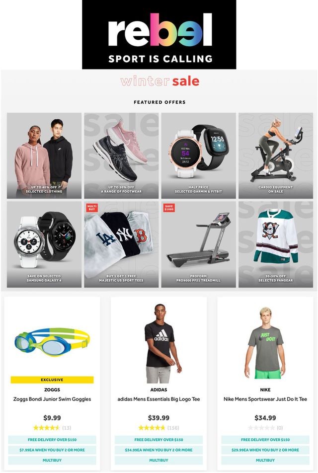 Rebel Sport Catalogue from 22/06/2022