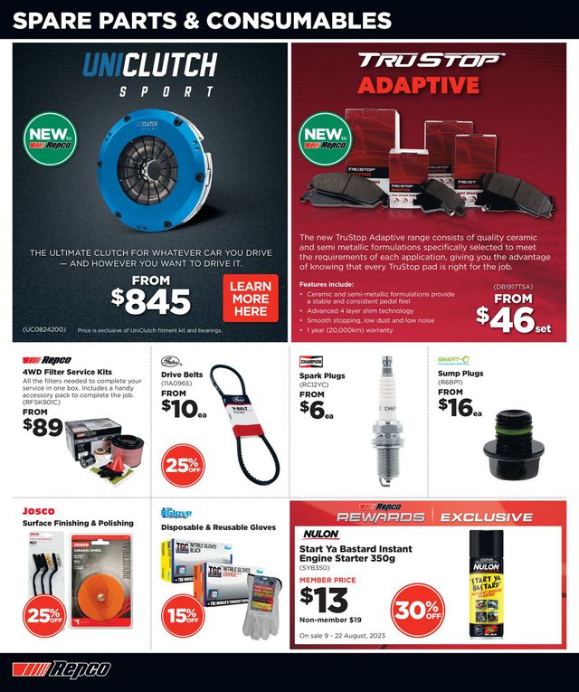 Repco Catalogue from 09/08/2023