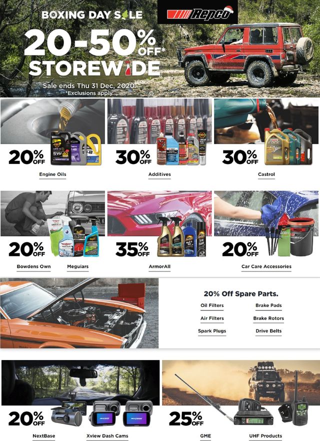 Repco Catalogue from 29/12/2020