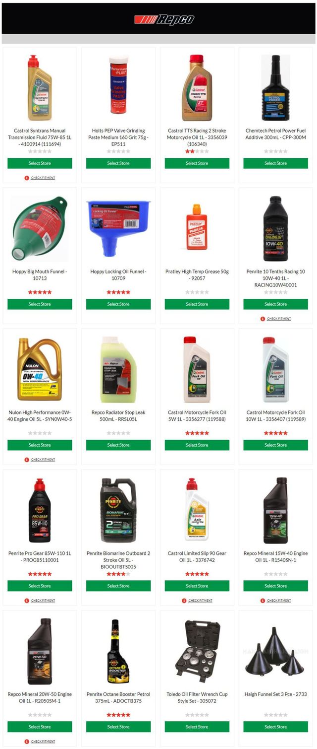 Repco Catalogue from 28/07/2021