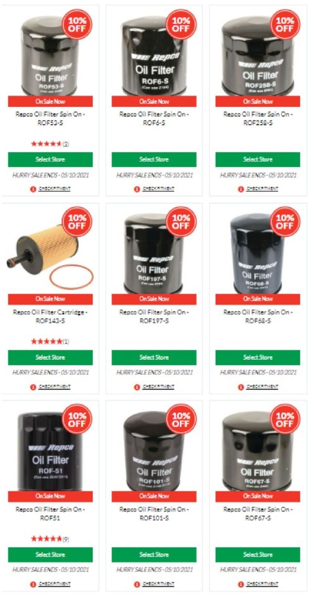 Repco Catalogue from 23/09/2021