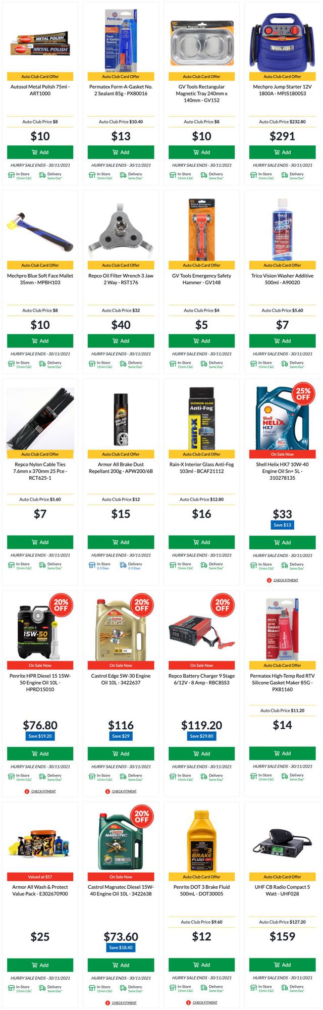 Repco Catalogue from 16/11/2021