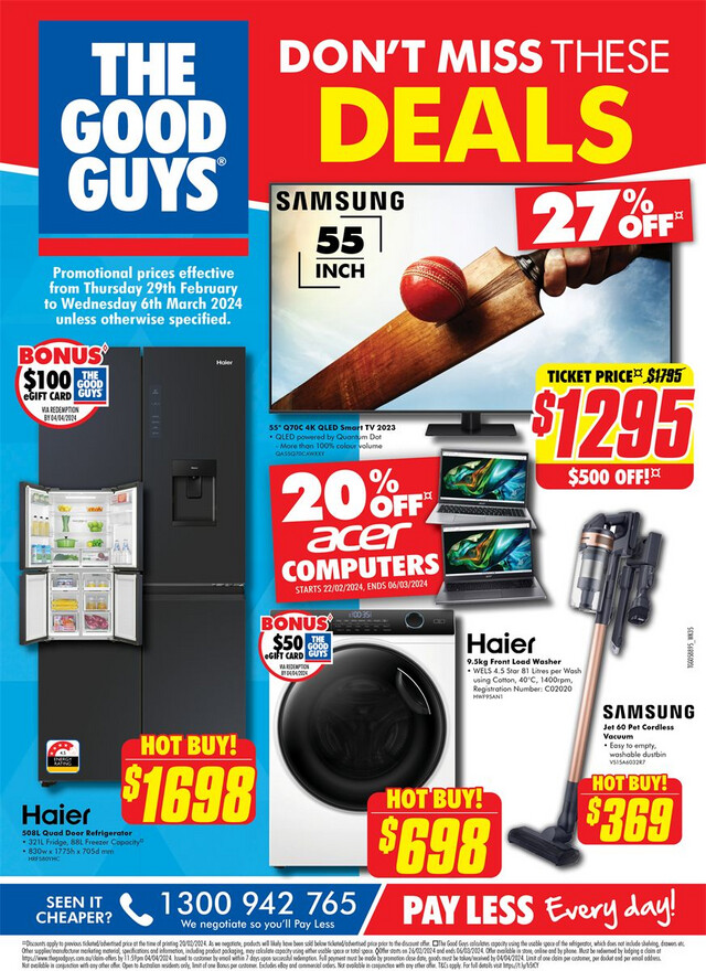 The Good Guys Catalogue from 28/02/2024